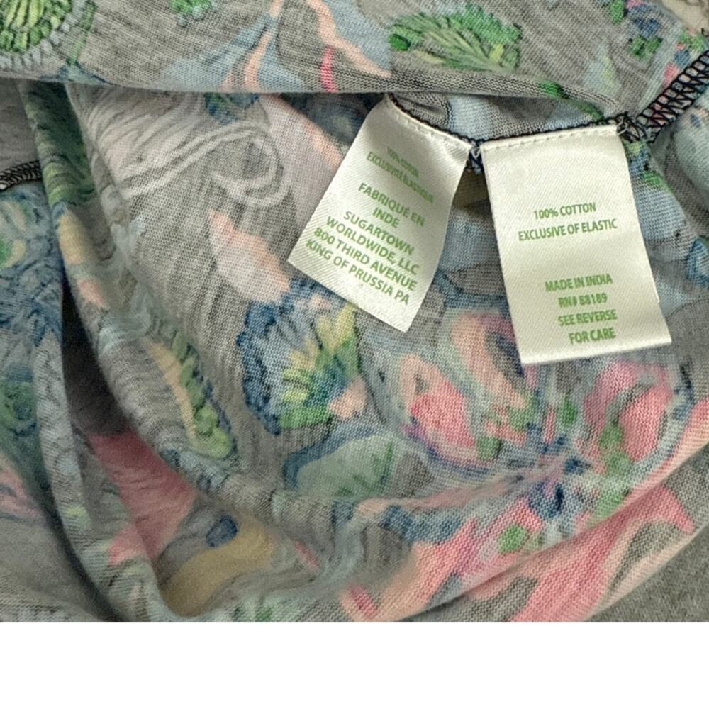 Lilly Pulitzer Norris 3/4 Sleeve Dress Black Floral Onyx Paradise Glow Size XXS - Picture 5 of 5